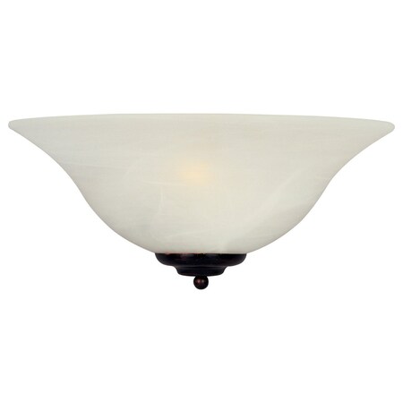 Maxim One Light Oil Rubbed Bronze Marble Glass Wall Light 20582MROI